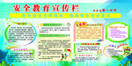 小学安全教育宣传栏展示