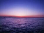 海上绝美日落景观
