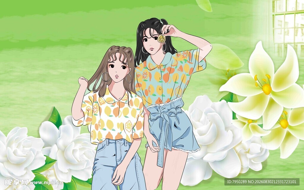 青春姐妹花的美好时光