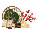 新中式教师节美陈