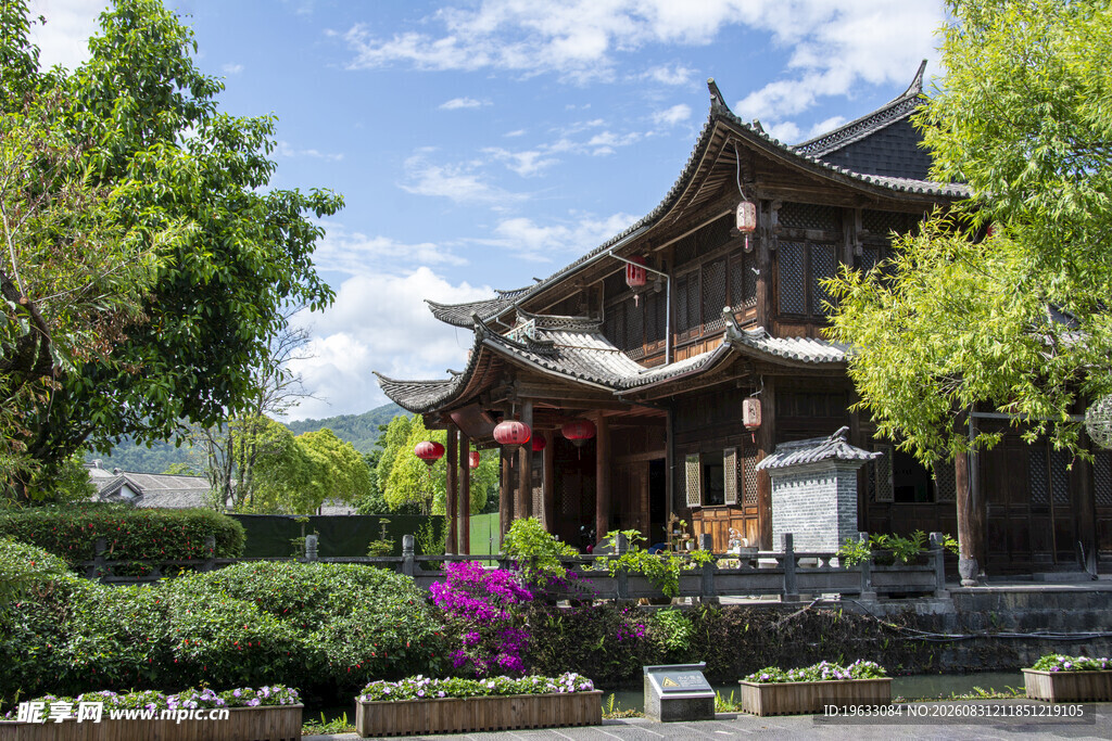 中式古典建筑与园林景观