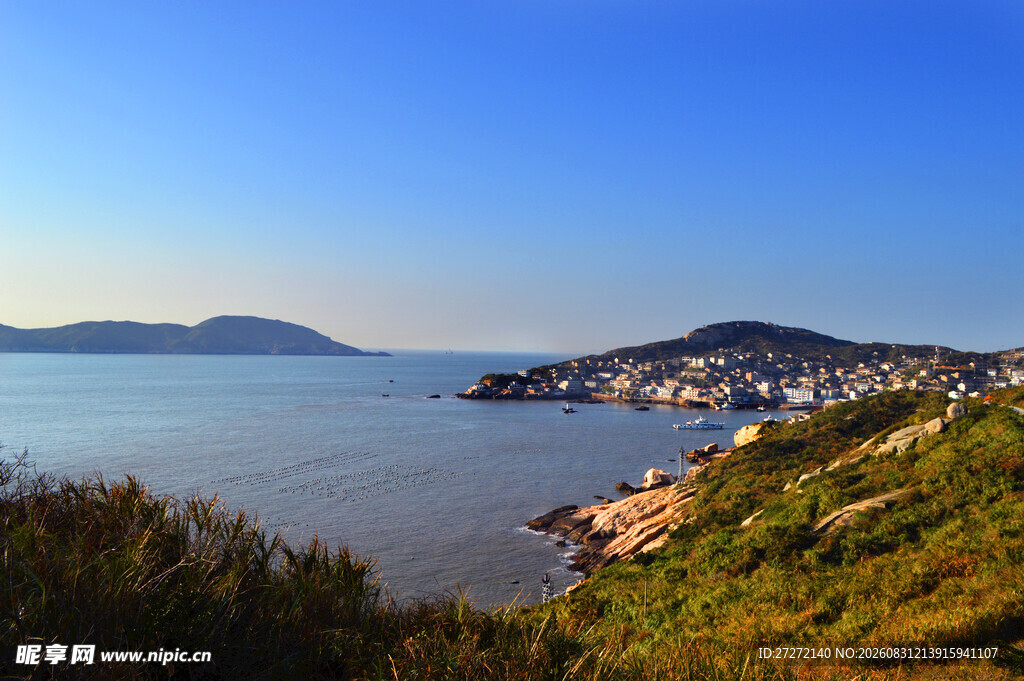 海滨风光山海相依美景