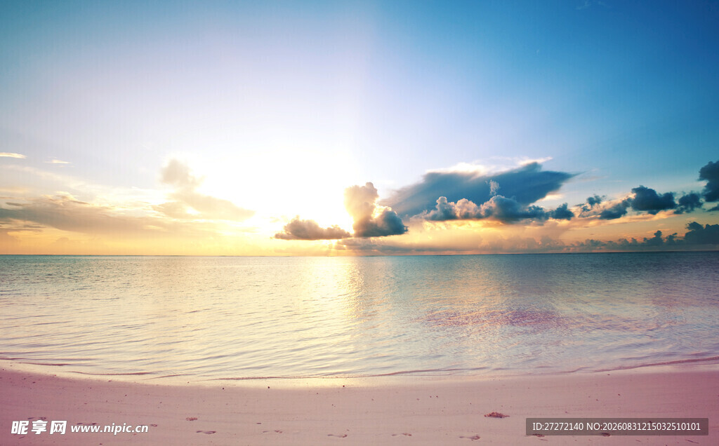 海边日出美景