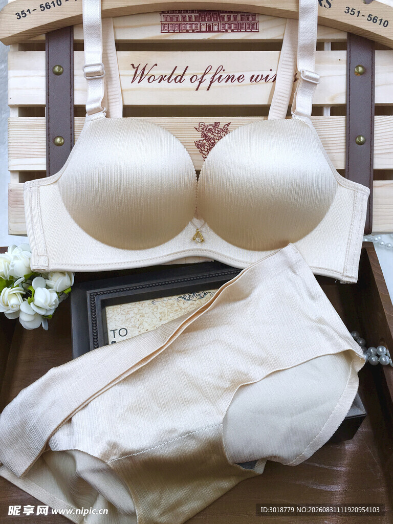 优雅女士内衣与家居服展示