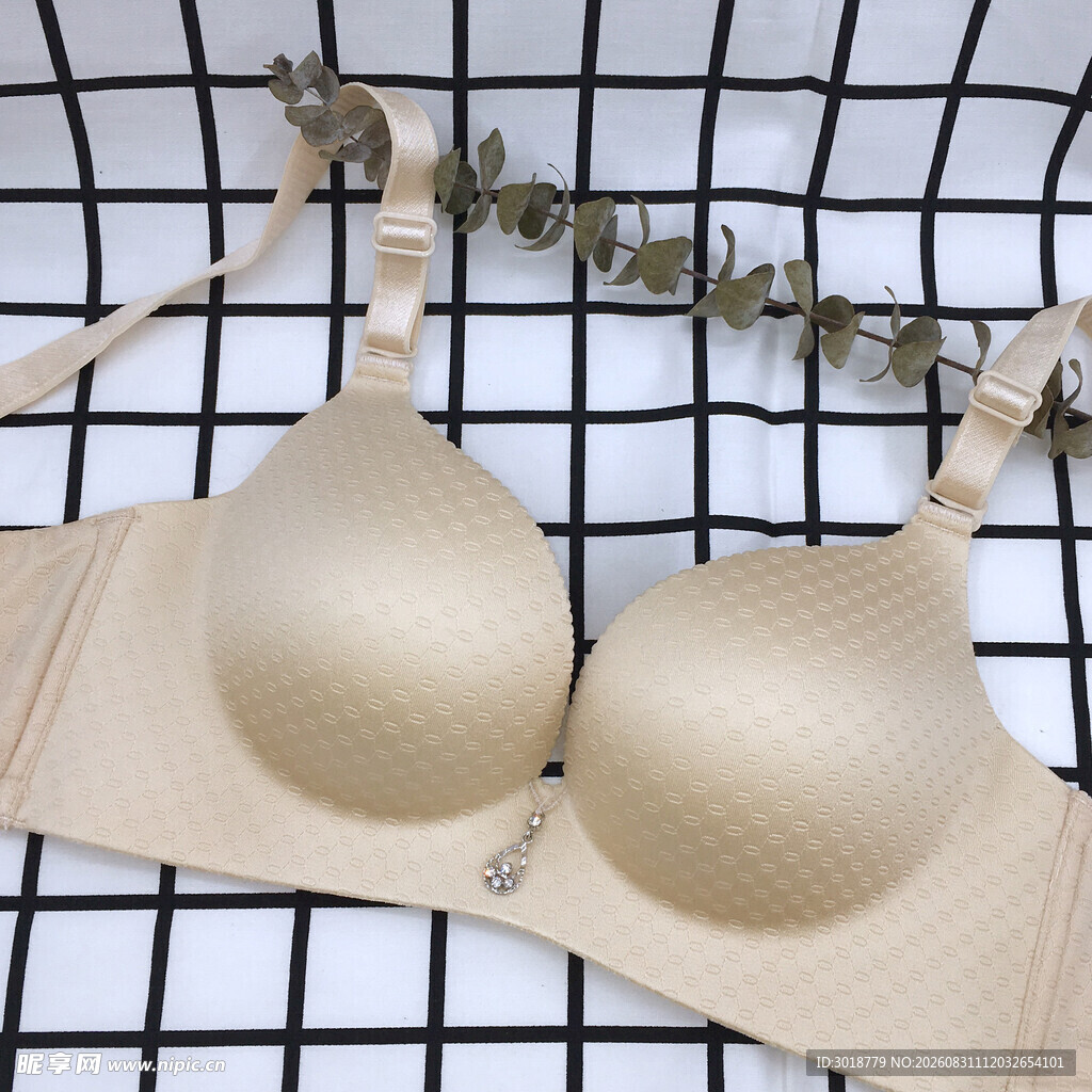 米色简约女士内衣展示