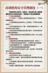 培训机构安全管理制度展板