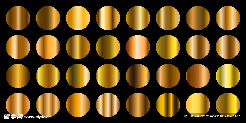 金色图案