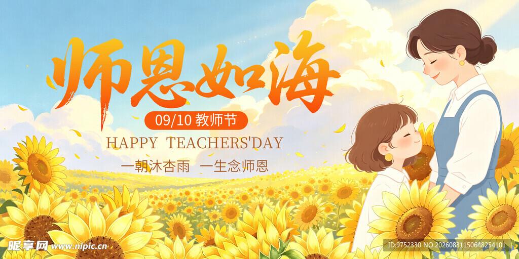 感恩师恩在金色花田场景