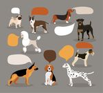 多样萌犬插画集合
