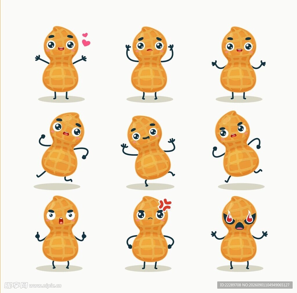 可爱小鸡卡通形象集合