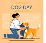 人与狗共度国家狗狗日