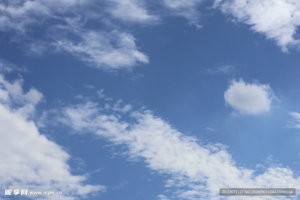 蓝天白云美景