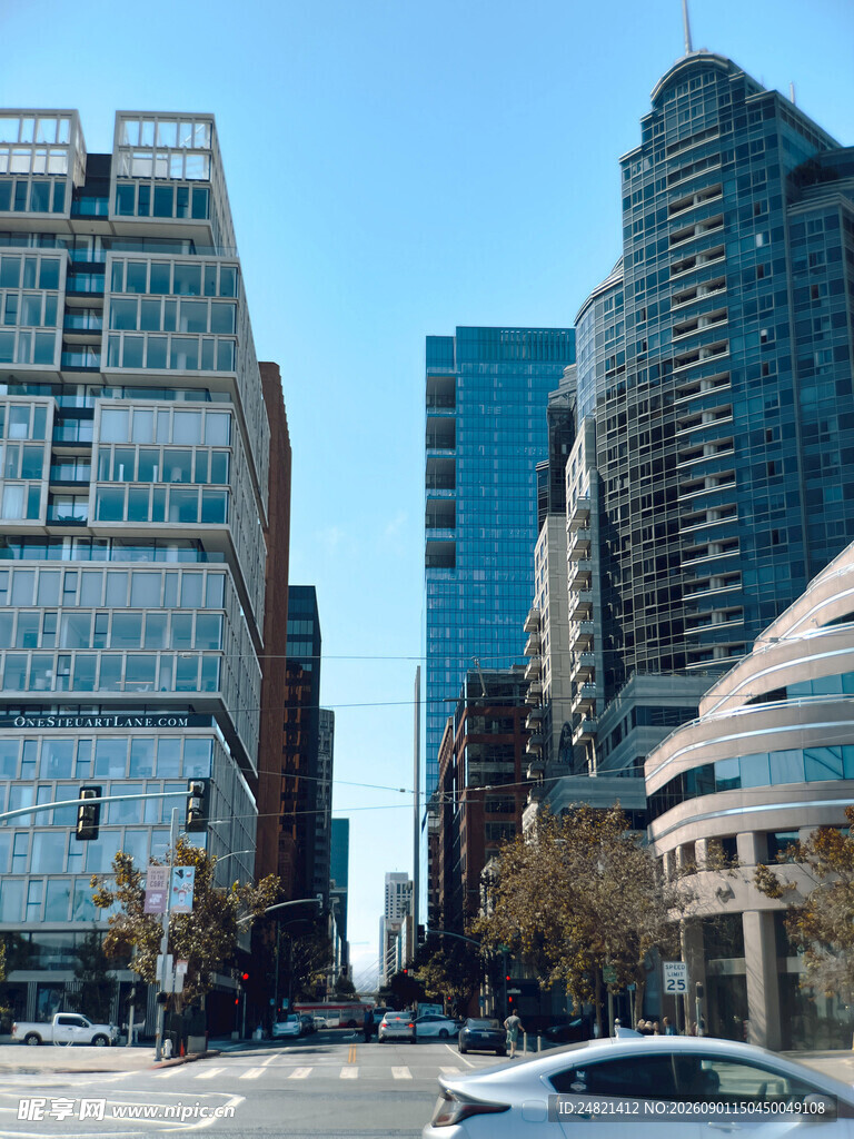 都市繁华街景