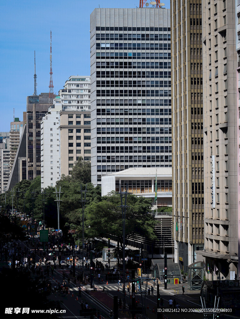 城市中的高楼建筑景观