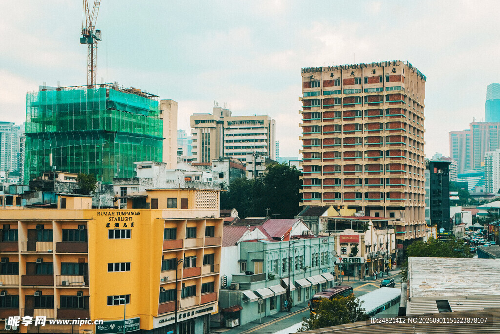 城市多彩建筑景观