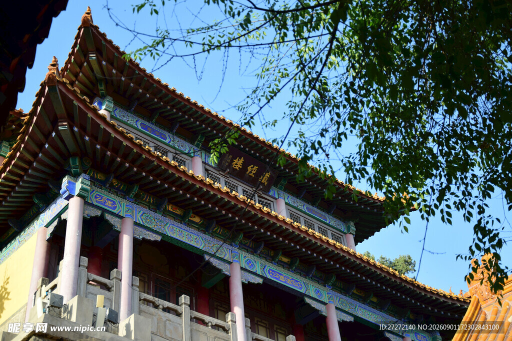 中式古建筑一角