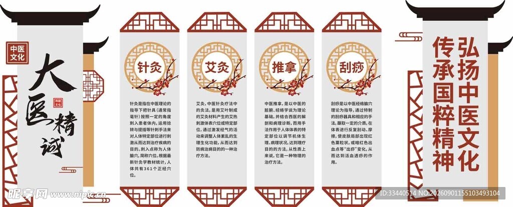 中医养生文化墙