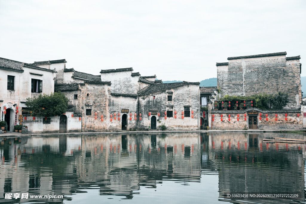 江南水乡建筑临水景致