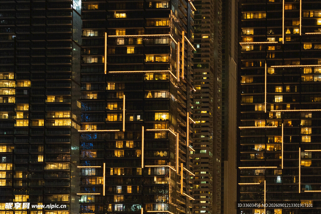 都市璀璨夜景