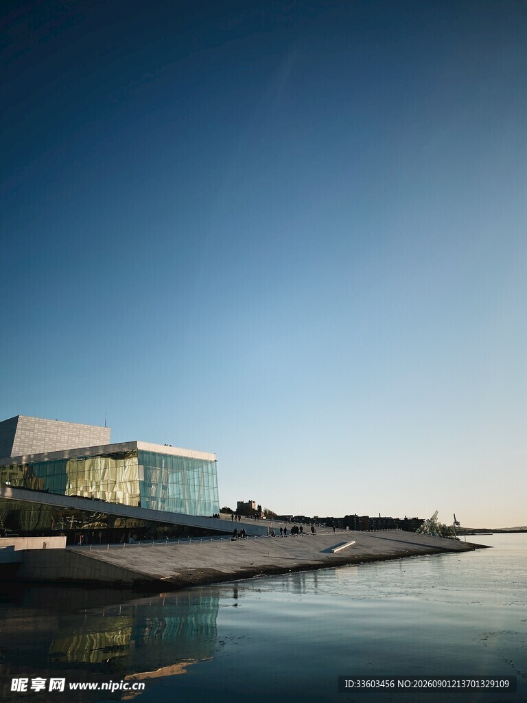 海滨现代建筑景观