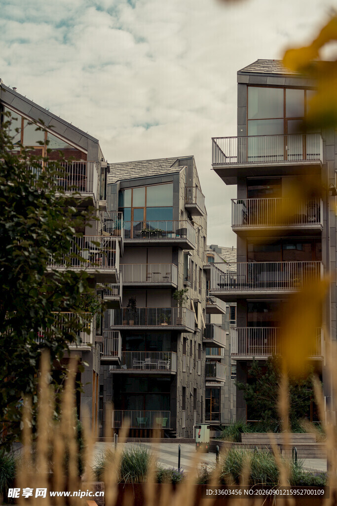 现代风格住宅外观景致