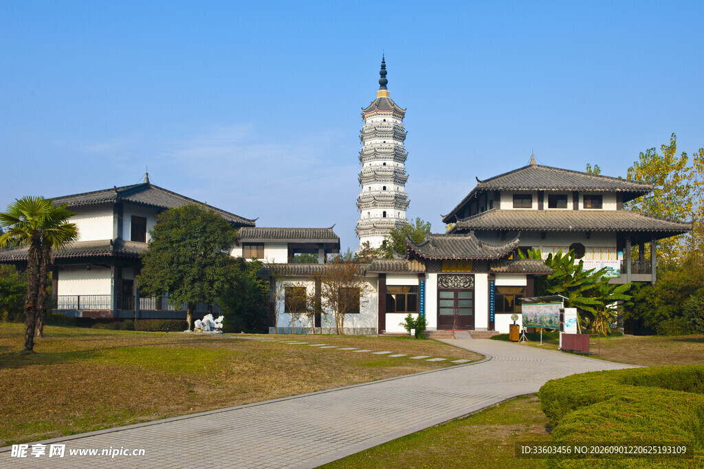 中式古建筑风景