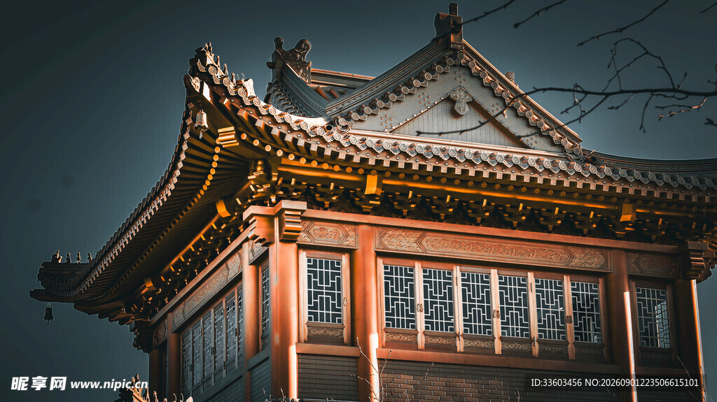中式古建筑一角