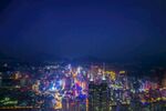 璀璨都市夜景俯瞰图