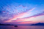 海上绚丽晚霞美景
