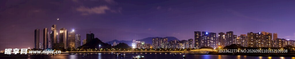城市璀璨夜景