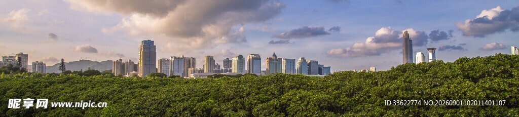 梦幻云端城市景观
