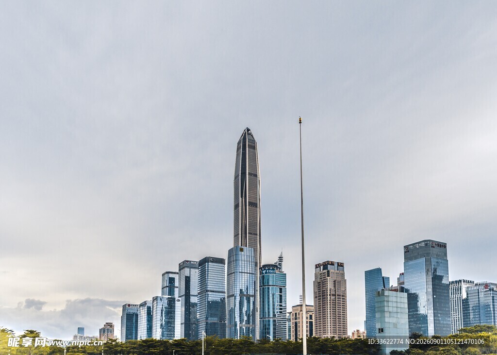 深圳平安大厦背景