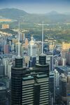 繁华都市天际线景观