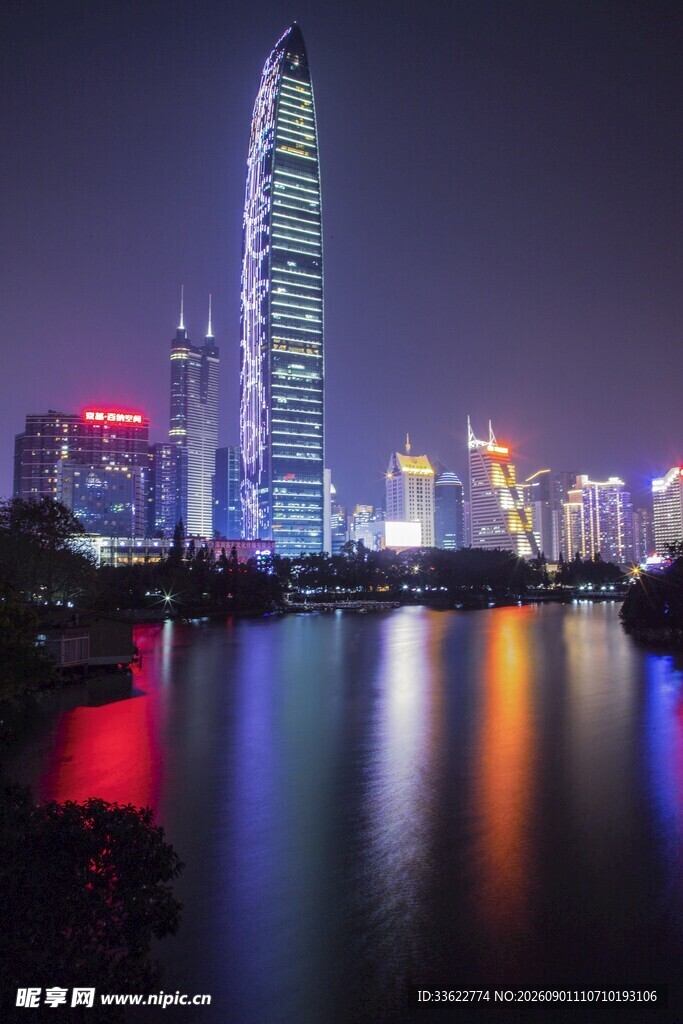 夜景深圳