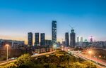 现代城市深圳夜景