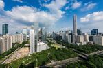 都市繁华天际线景观