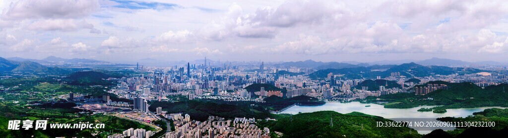 深圳中心区全景