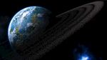 宇宙中的地球与环形天体