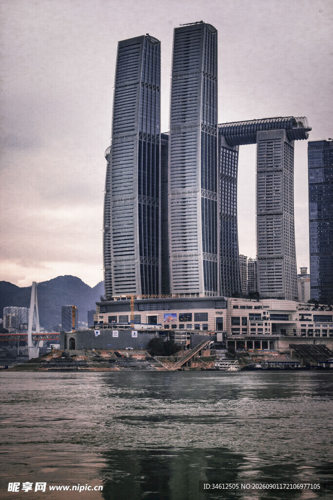 新加坡滨海湾现代建筑群
