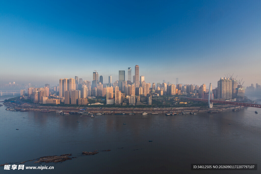 重庆城市天际线壮丽景观