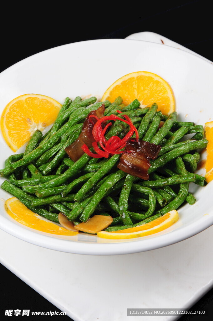 清炒豆角 