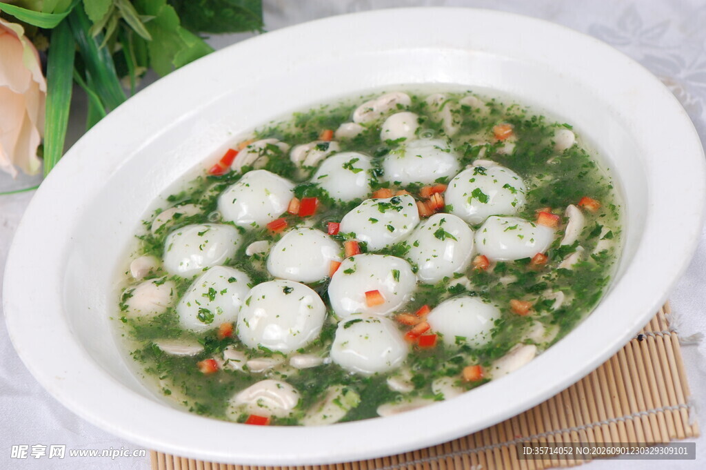 荠菜鱼丸