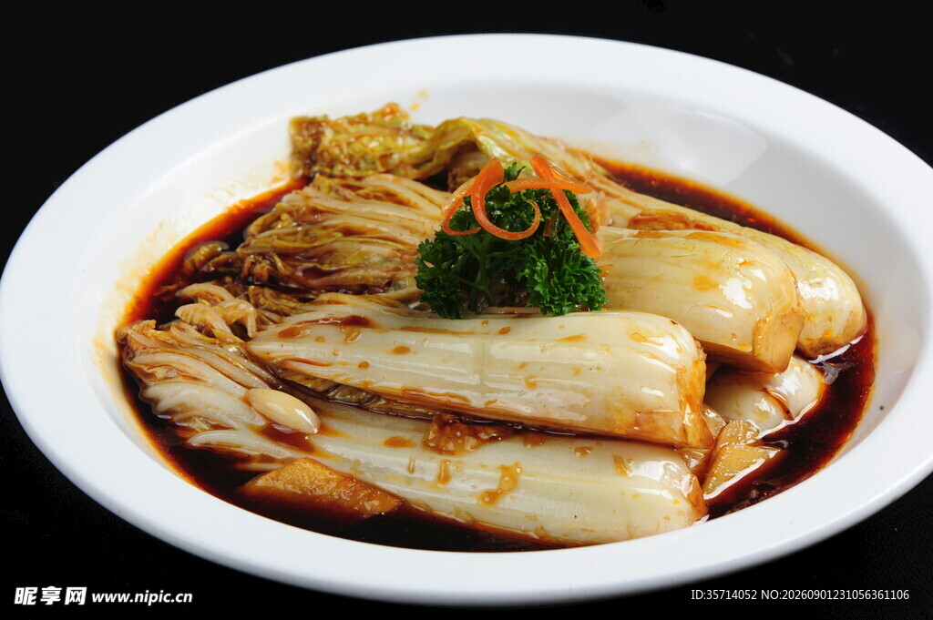 红油白菜