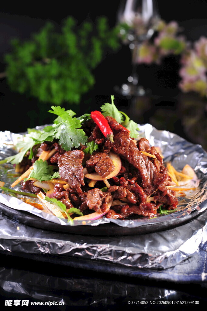 铁板牛肉