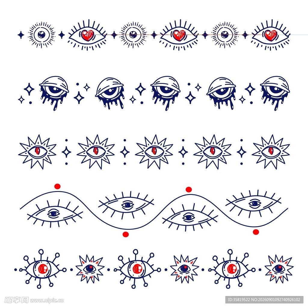 眼睛花纹