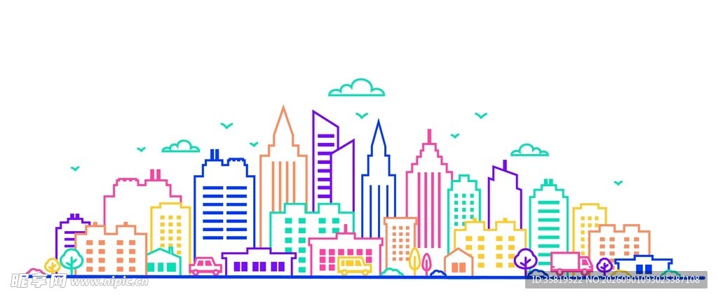 城市插画