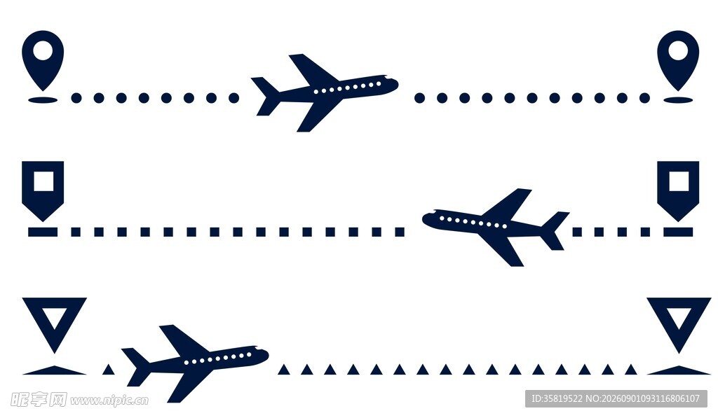 航空航线素材