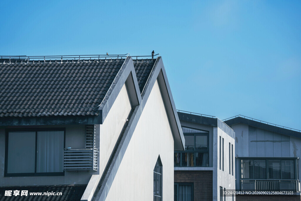 现代与传统融合的建筑外观