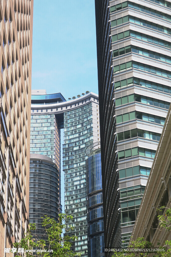 都市高楼林立景观
