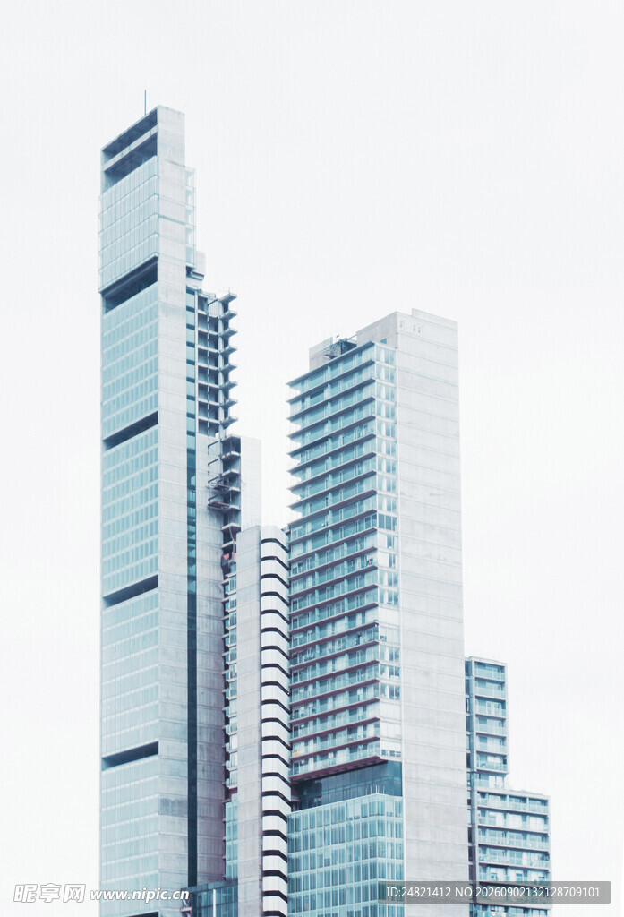 现代高楼建筑群